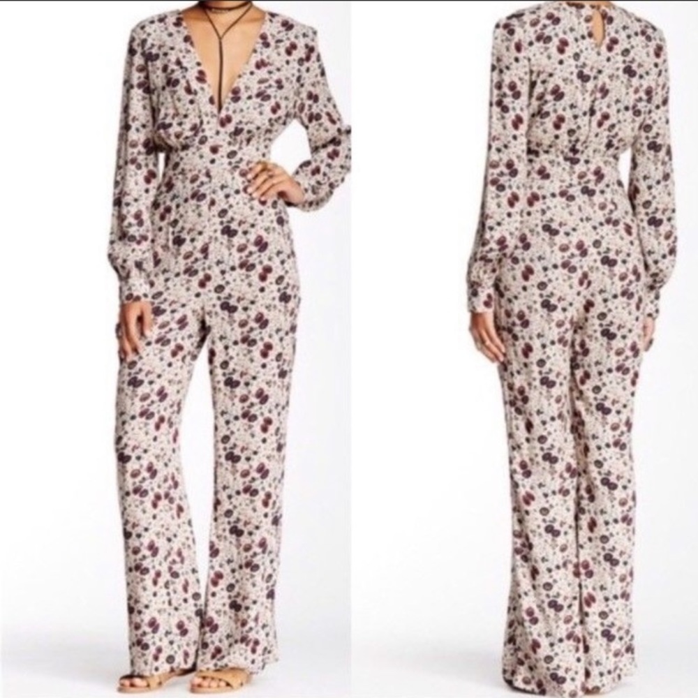 Beautiful Free People floral jumpsuit